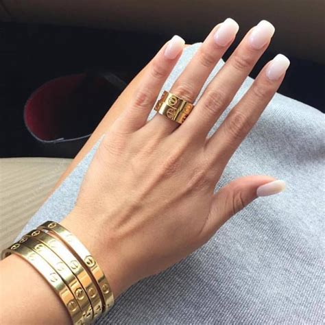 cartier screw ring silver|cartier love ring on hand.